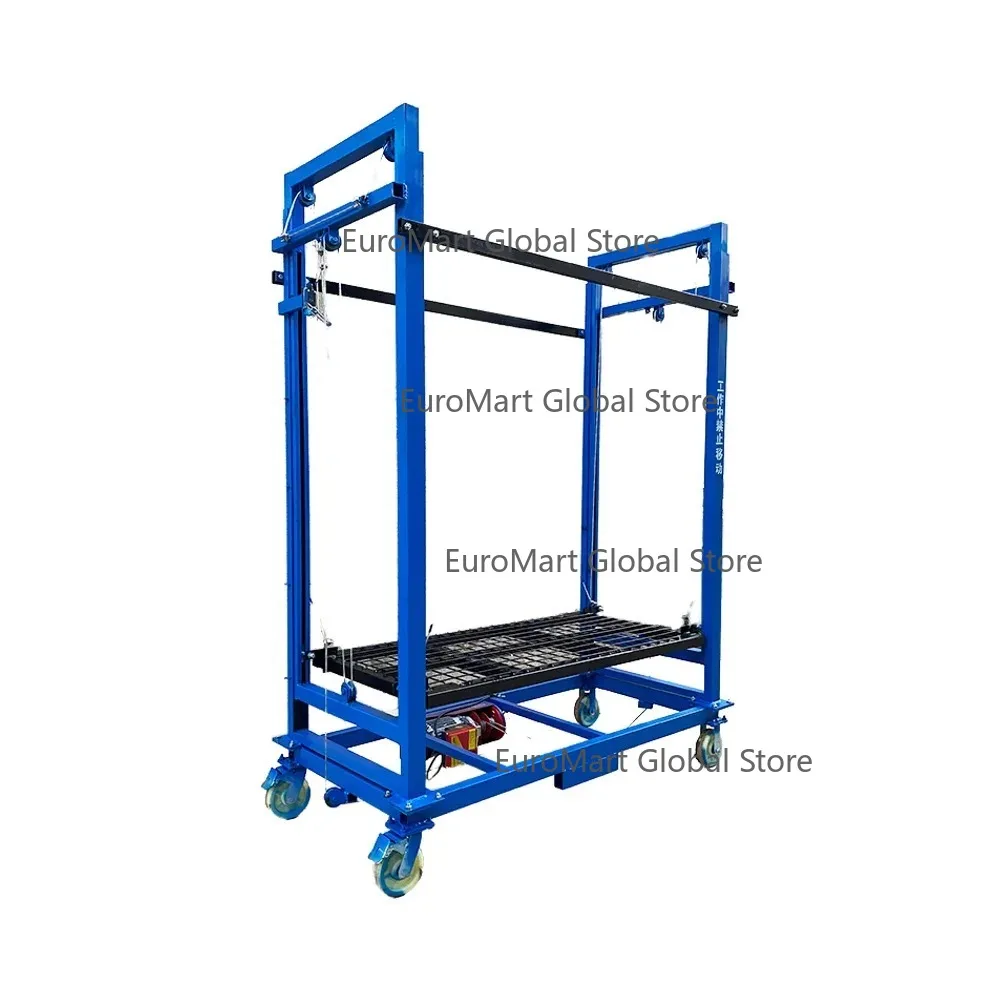 

200 Kg 2.5 M Electric Scaffolding Lift Low Price Steel Scaffolding With Wire Rope Platform For Construction