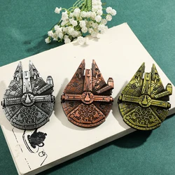 Anime Planet Spaceship Metal Bookmarks Book Clip Page Bookmarks Fans Collection Gifts Stationery for Book Lovers Men Women