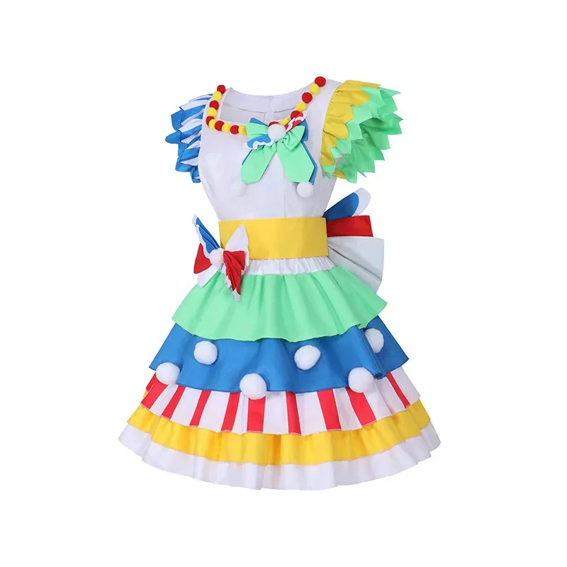 

Pripara Minami Mirei Cosplay Costume SoLaMISMILE Princess Lolita Dress Adult Women Kawaii Party Set Halloween Anime Set Rainbow