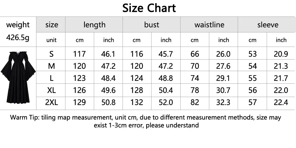 Costume natalizio Abito da corte vintage medievale con spalle scoperte, maniche a campana, vita stretta