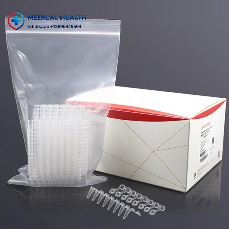 0.1/0.2ml Pcr 8/12 Strips Tube Lab  Quantitative PCR Tube Strip 125/200pcs PP Centrifuge Tube With Cover lab Supplie