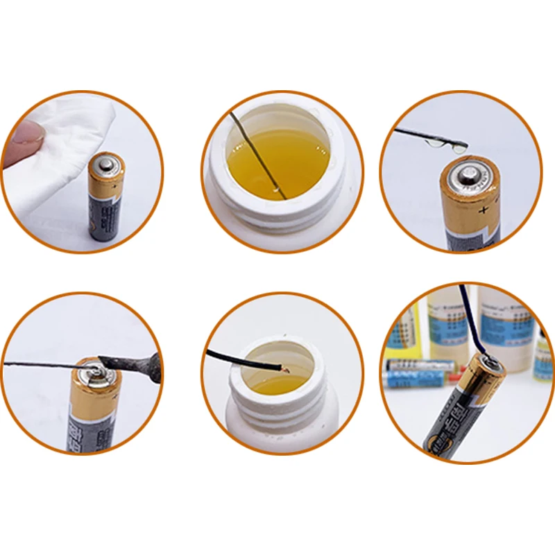 Special Stainless galvanized Steel Liquid Flux Soldering Water For Stainless Steel /Copper/Iron/18650 Battery easy Welding