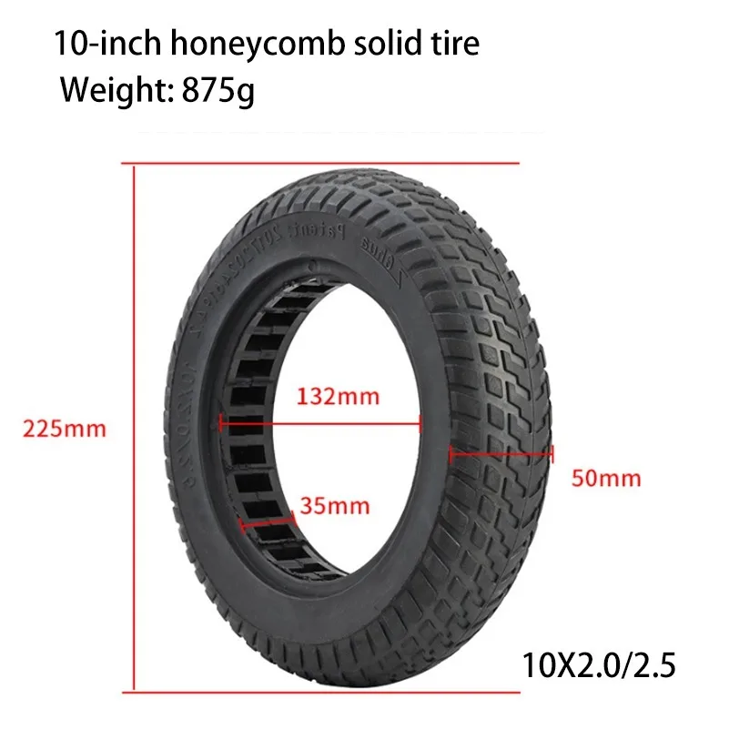 8/10 Inch Electric Scooter Tire Tyre For Xiaomi M365 pro 10 X 2.0/2.5 8.5X2.0 Solid  Damping  Tyres