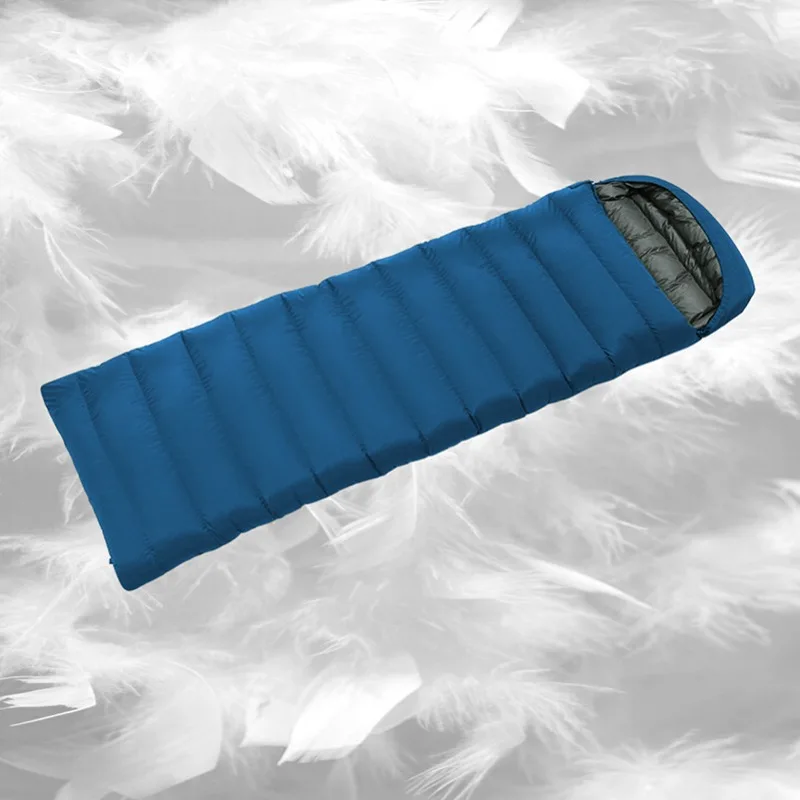 Envelope type down sleeping bag outdoor camping trip duck down goose down winter warm adult sleeping bag