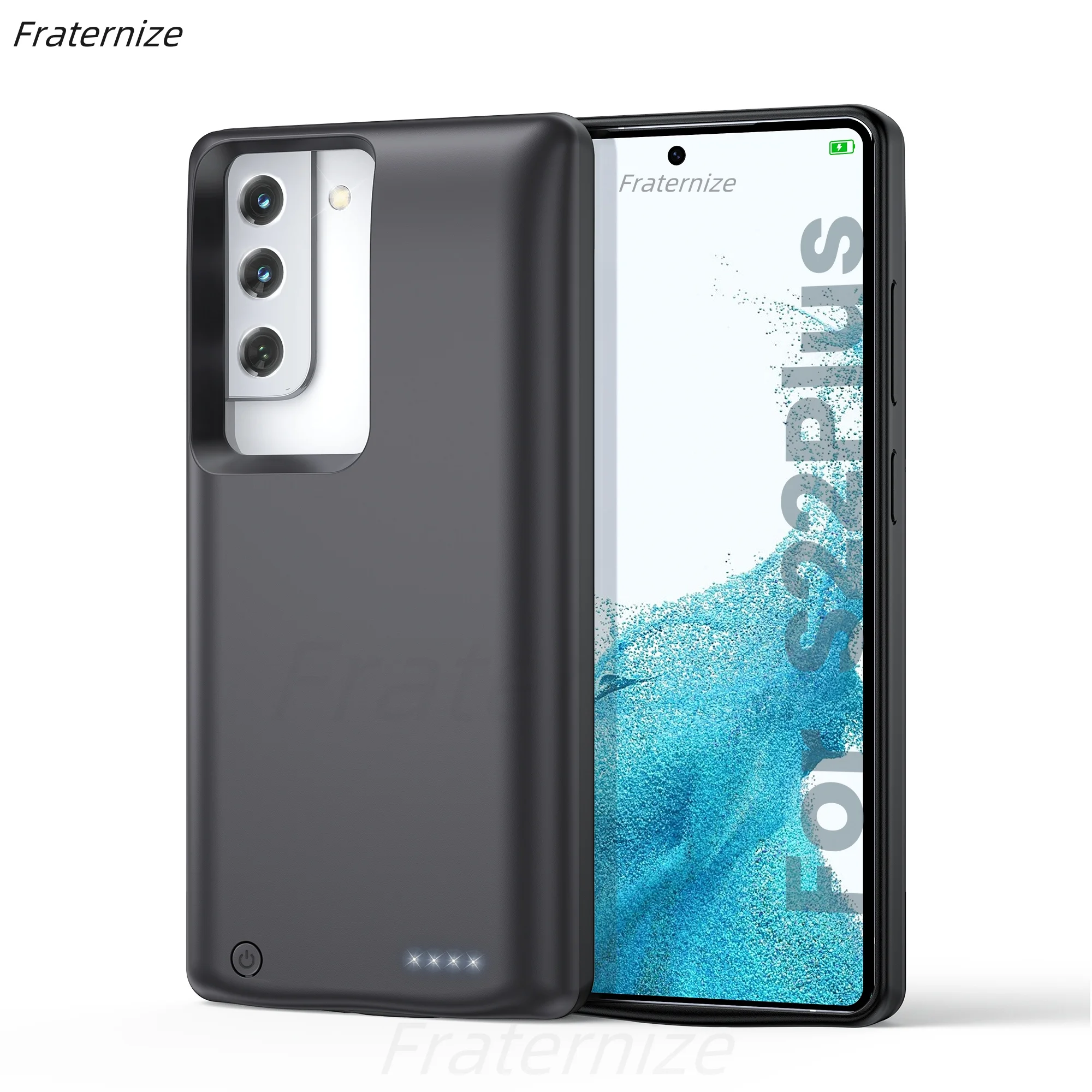 

For Samsung Galaxy S22+/S22 Plus Battery Charger Case Charging portable Power Bank Smart Charger Cover Battery Pack batterie