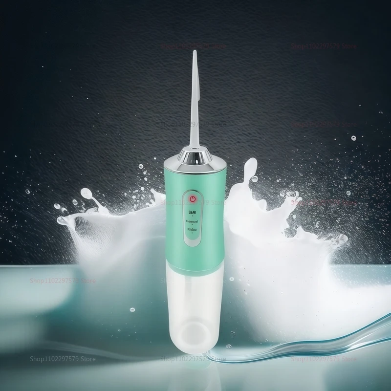 USB перезаряжаемый семейный ирригатор для полости рта, портативный ирригатор для воды, 3 режима, 4 насадки, чистка зубов, питьевая вода