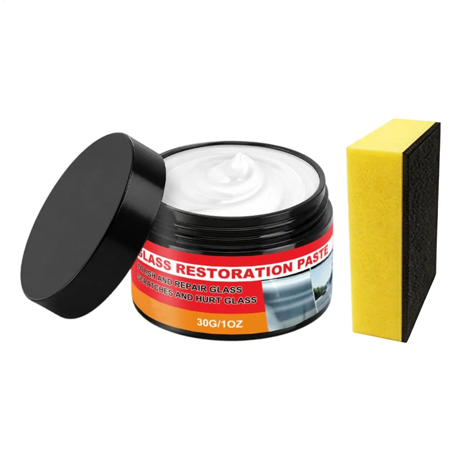 Car Windshield Scratch Remover Mild Polishing Stain Removal Window Minor Scratch Restorer For Rearview Mirror Sunroof Truck SUV