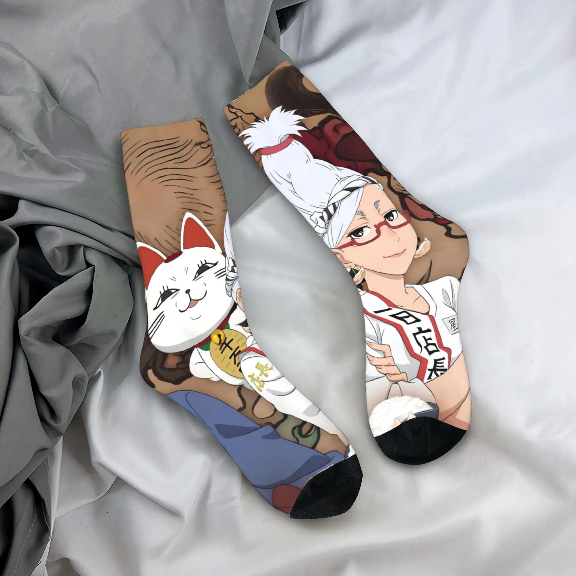 Dandadan Manga Anime Stockings Couple  Socks Soft Breathable Elegant Socks Autumn Cycling Anti Skid Design Socks Gift Idea