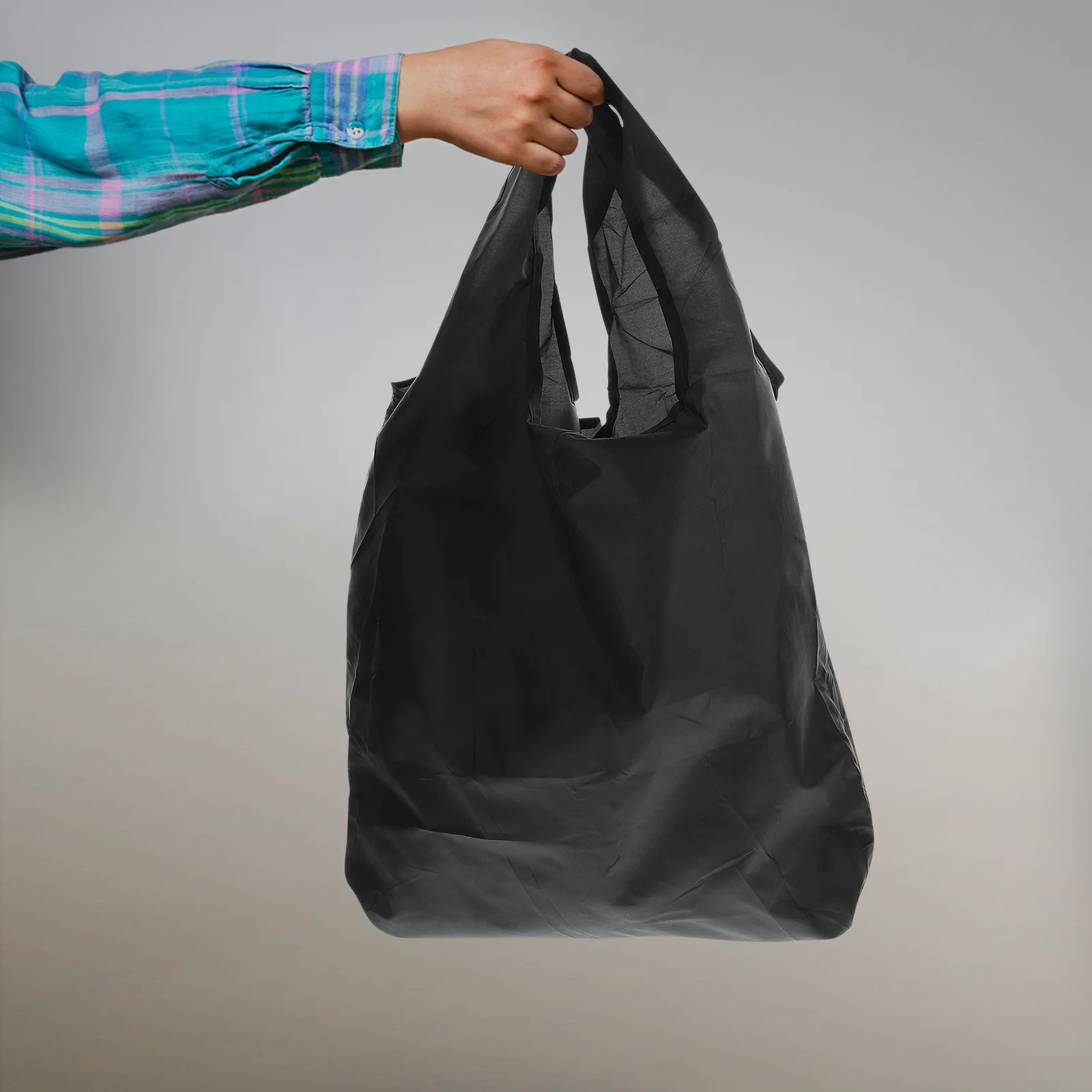 4Pcs Heavy Duty Reusable Grocery Bags Foldable Polyester Portable Shopping Tote Bags for Groceries Fruits Storage