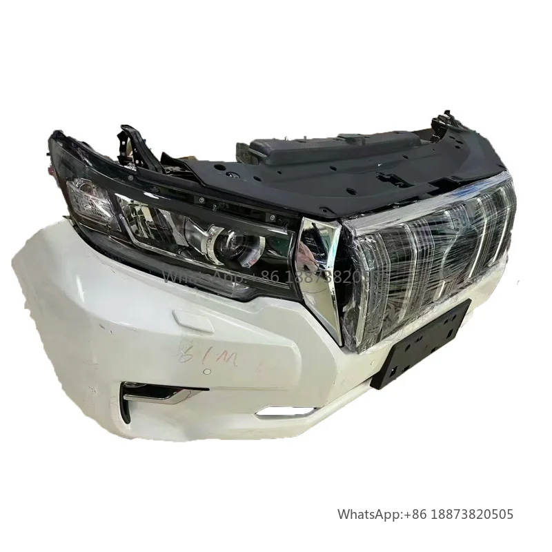 

Hot selling car body kit upgrade front bumper prado 120 150 accessories for toyota 2018 2024 auto parts