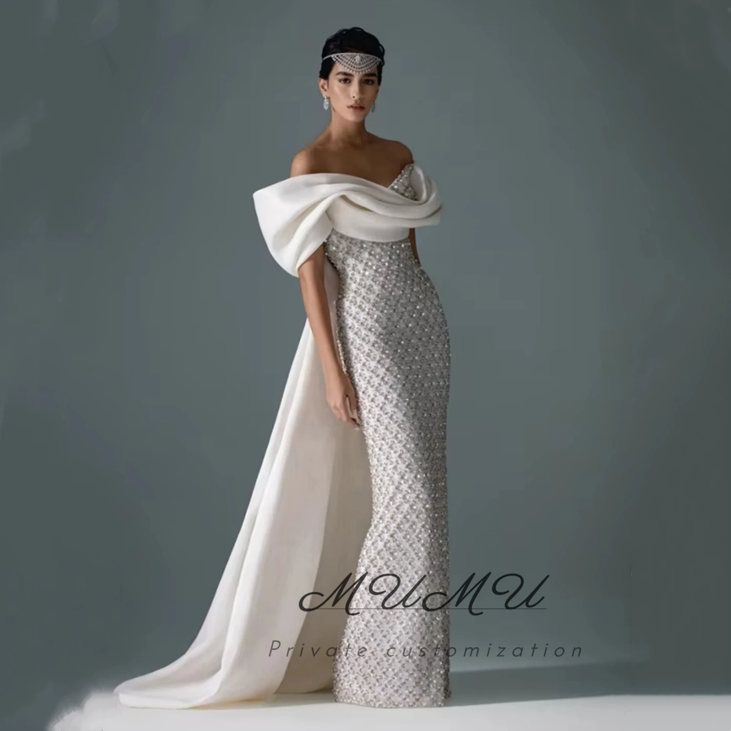 

MuMu Customized Платье Вечернее Luxury Women's Evening Dresses for Special Occasions فساتين سهرة Prom Dress Elegant Party dress