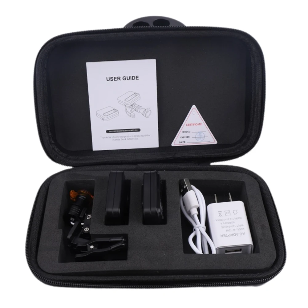 Dental Headlight Headlamp for Dental Loupes Magnifier Lab Medical Loupe 3W 5W Wired Wireless