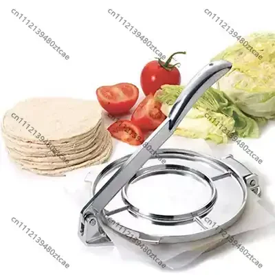 household-manual-pancake-press-mold-made-of-aluminum‑stainless‑steel-for-onion‑cake-egg‑cake-rice‑cake-dough-forming-kitchen