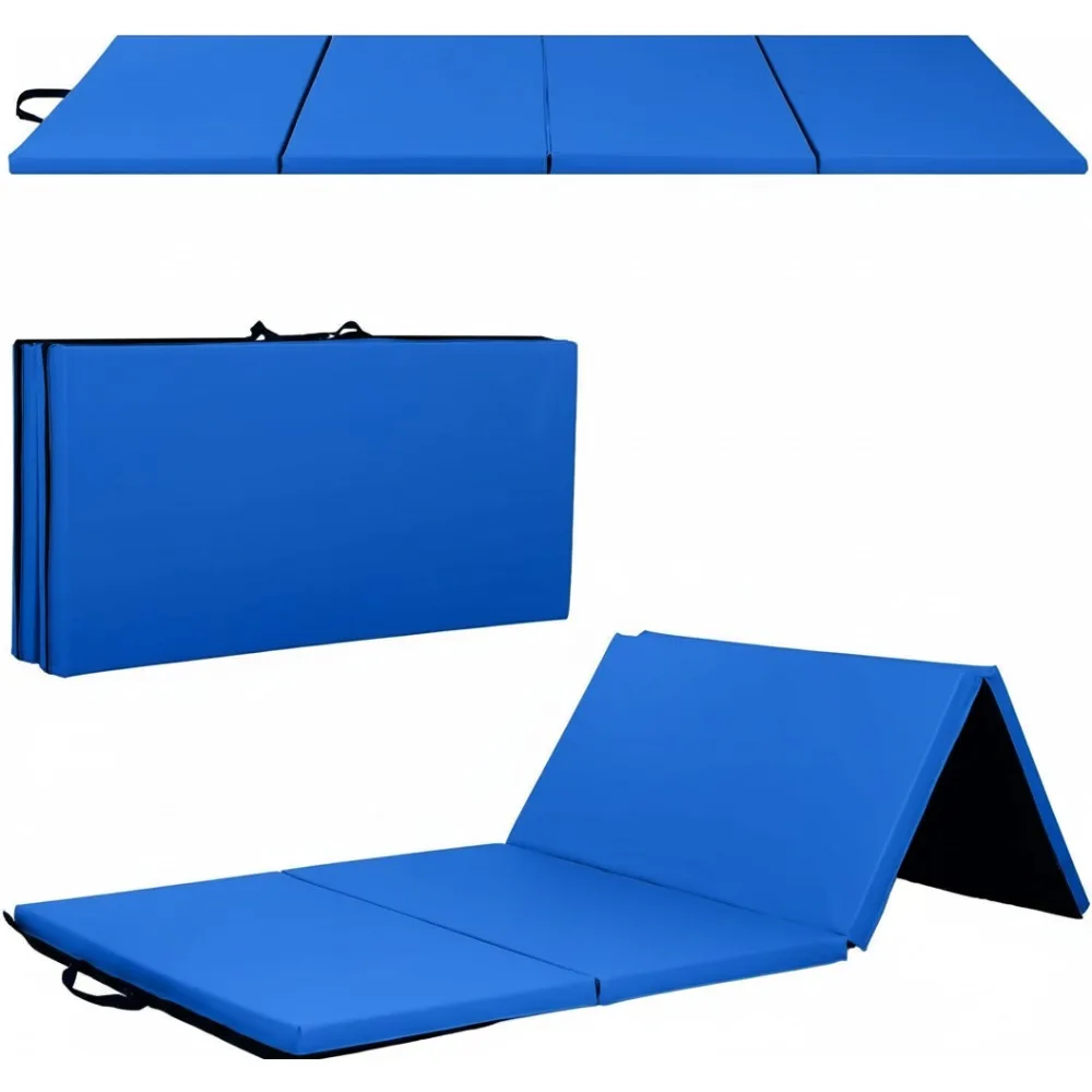 

Складной гимнастический коврик толщиной 1,6 дюйма, портативный акробатический коврик из EPE для домашней йоги, пилатеса, детей