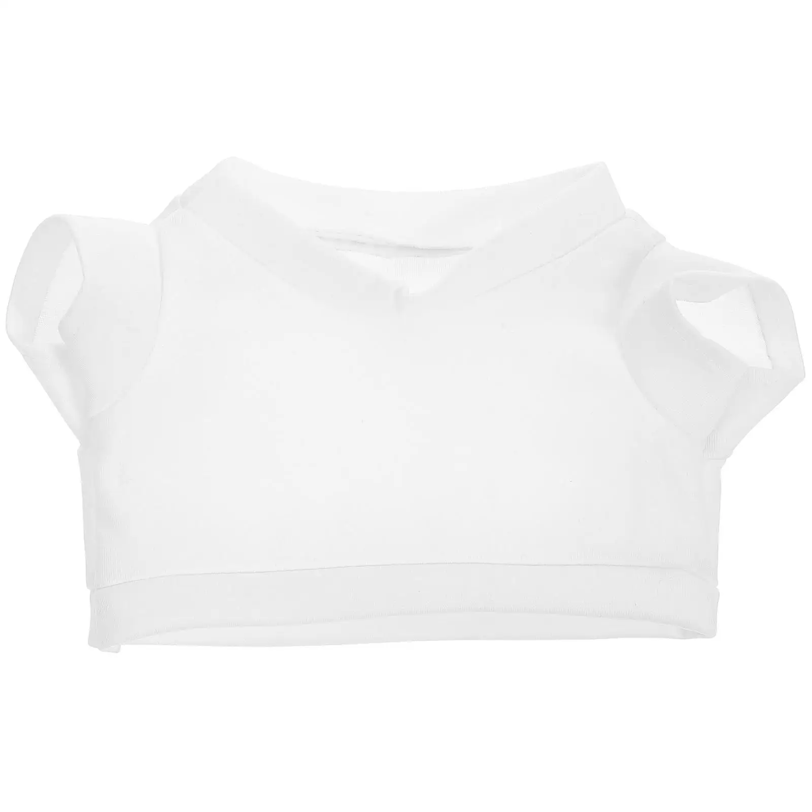 

Blank Bear Shirt For Stuffed Animals Diy Clothing Accessories Set White T-Shirt For Cute Bear Stuffed Outfit