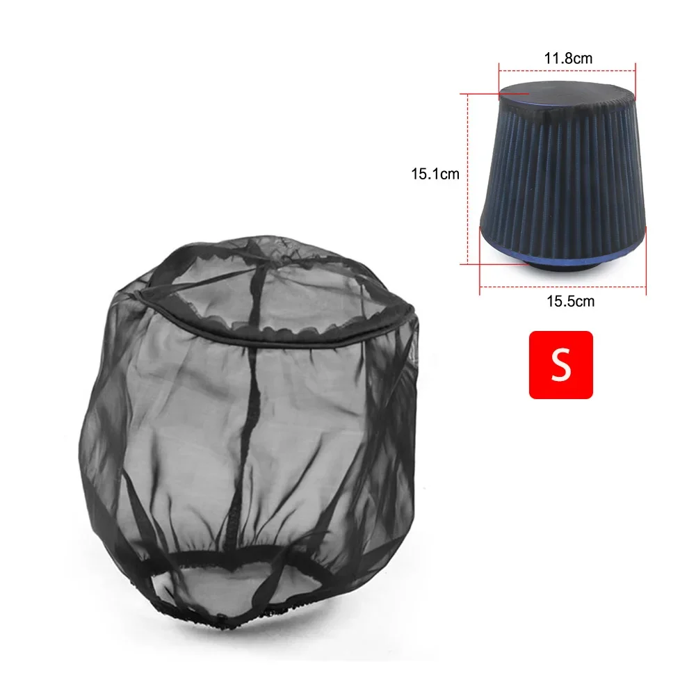 Universal Car Air Filter Protective Cover Waterproof Oilproof Dustproof for High Flow Air Intake Filters Air Filter Cover