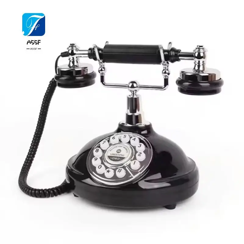 A55F-Audio Guest Book Wedding Phone Audio Guestbook Phone Vintage Style Audio Message Voicemail For Partys Birthdays