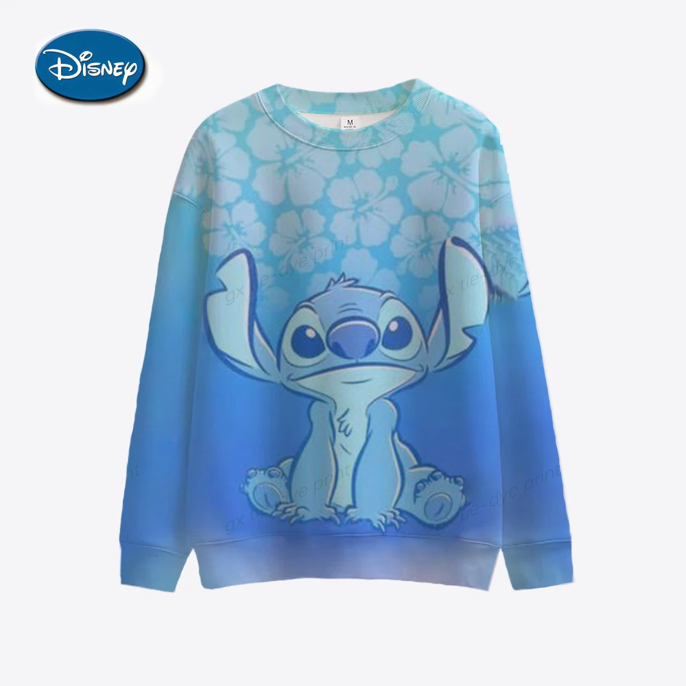 

Lover Gift Women's Sweatshirts Disney Stitch Lilo print Essential Sweatshirt Hoodie Cute cartoon Print Hoodies