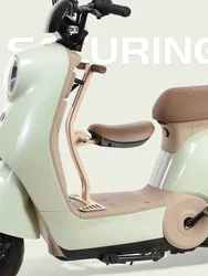 Electric car child seat front foldable Yadi Emma special scooter battery car baby safety seat