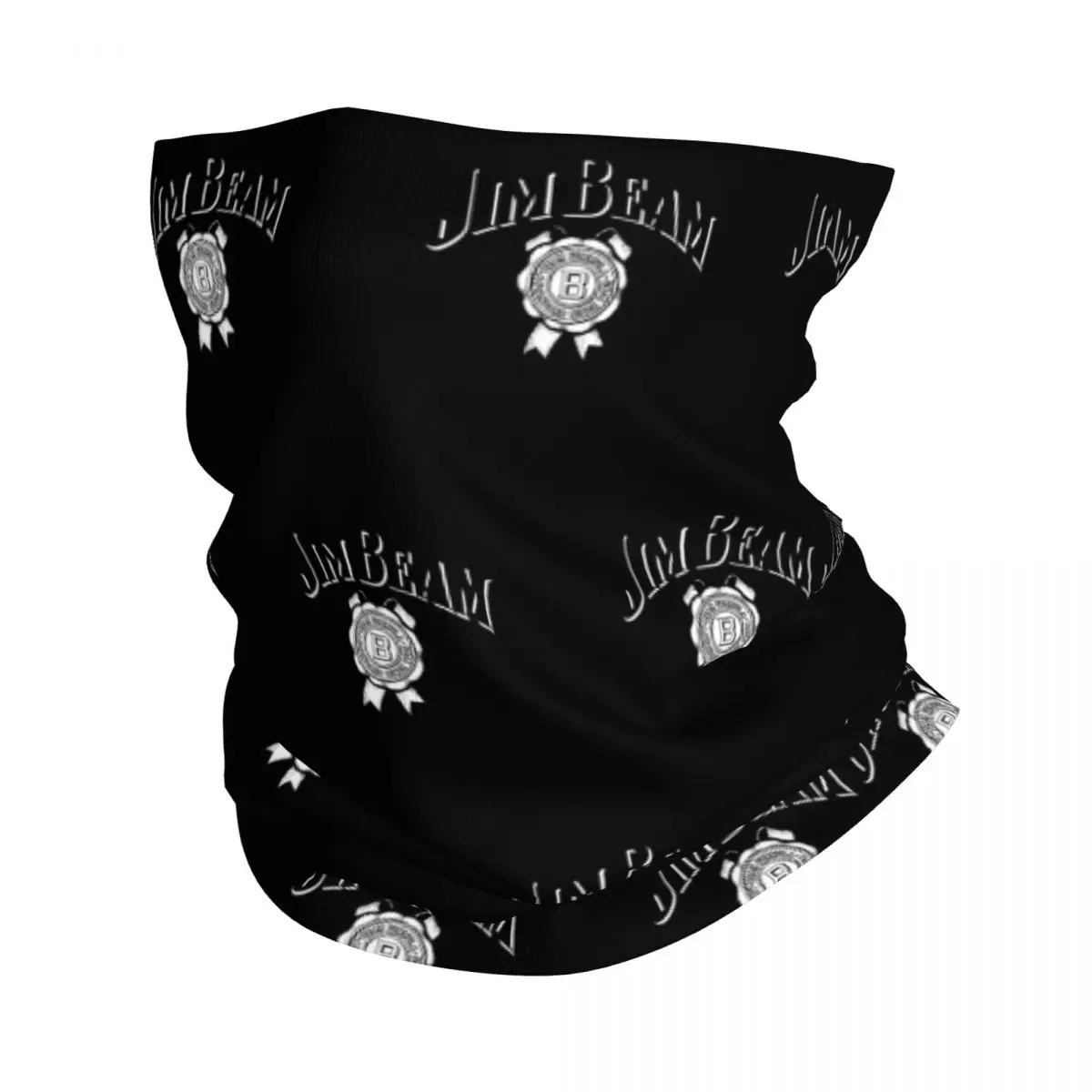 Jin Beam Whiskey Lover Bandana cuello polaina estampada pasamontañas máscara bufanda cálida diadema para montar para hombres y mujeres adultos invierno