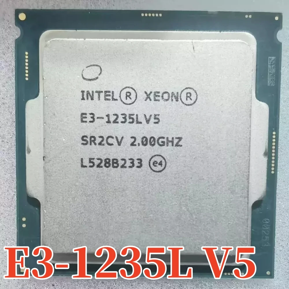 

E3-1235LV5 Original Intel Xeon SR2CV E3 1235L V5 CPU 2.0GHZ Quad-Core 8MB 25W E3-1235L V5 LGA1151 free shipping E3 1235LV5