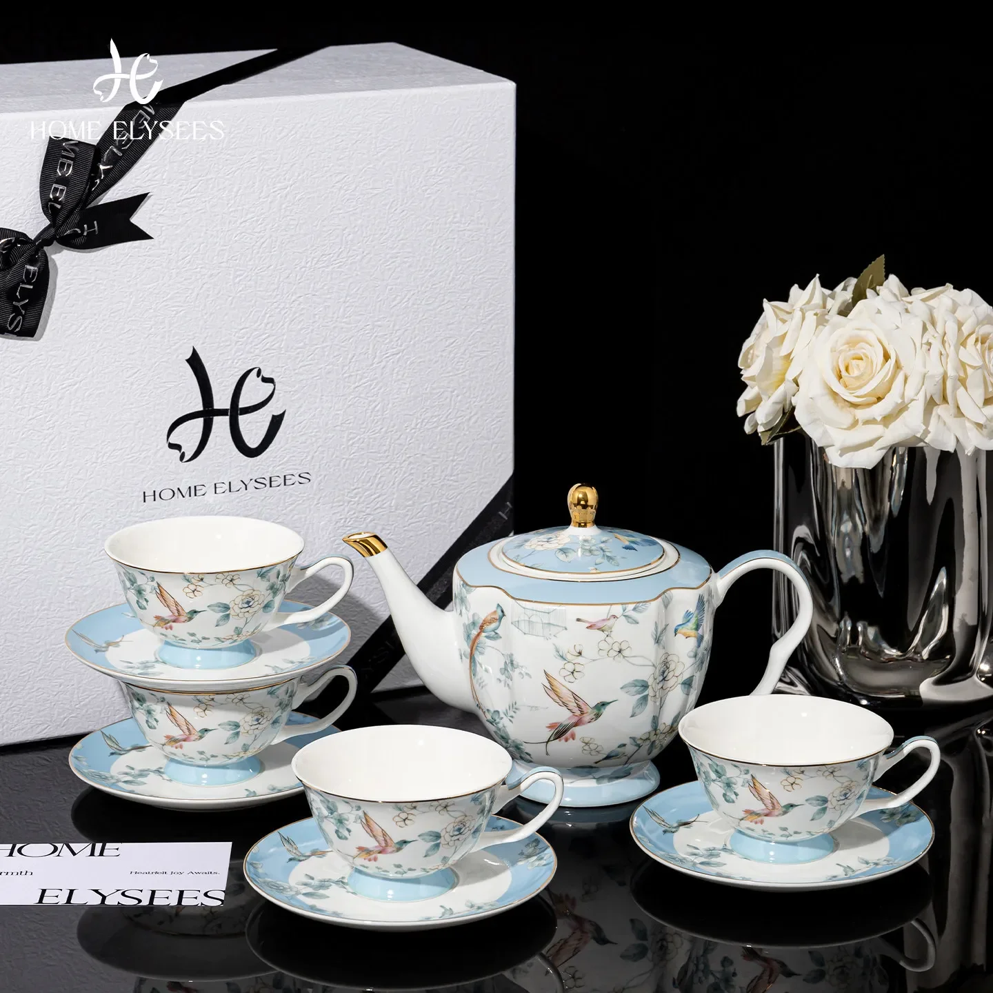 

A8 wedding gift coffee cup gift box for newlyweds high-end afternoon tea set