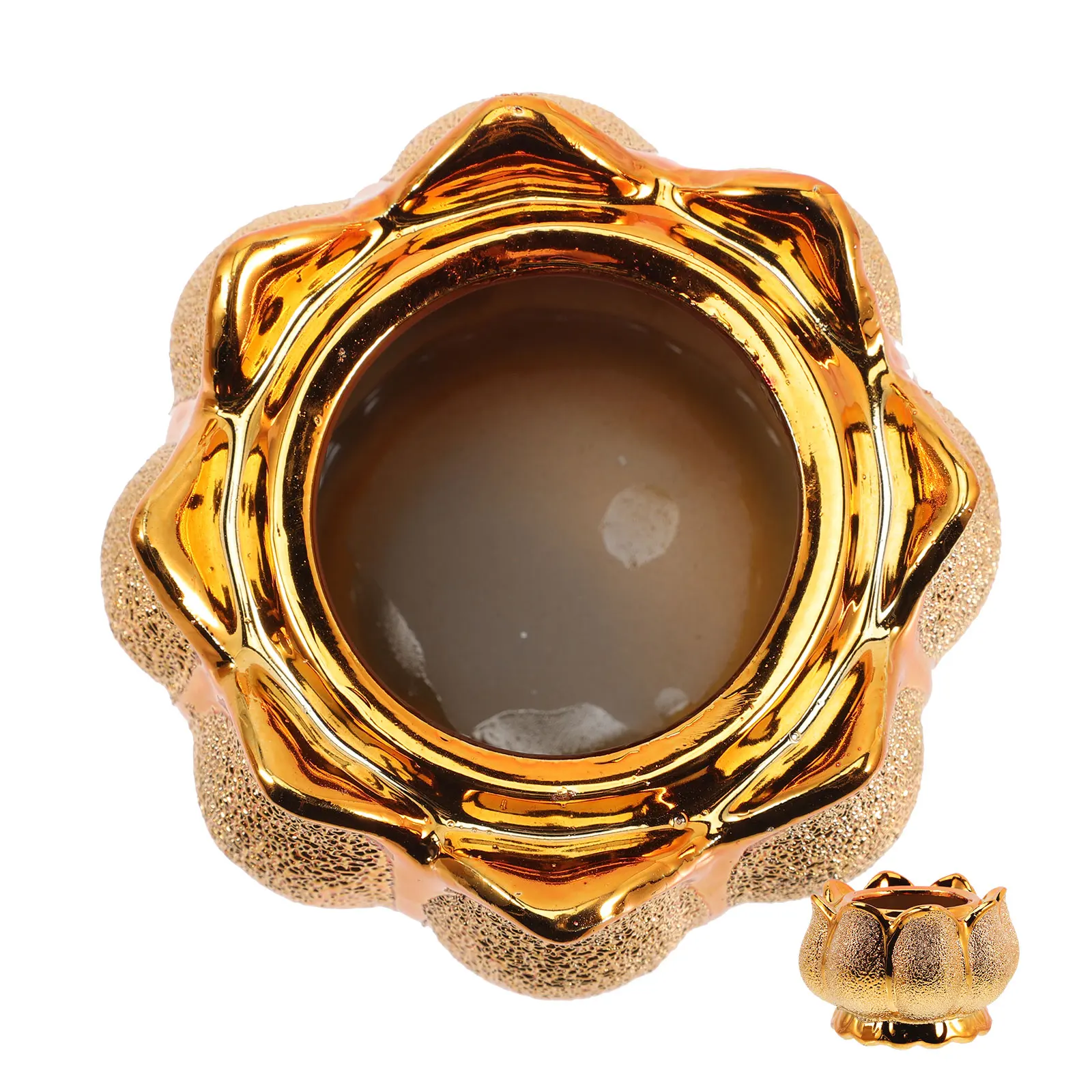 

Lotus Flower Incense Burner Ceramic Incense Holder Living Room Meditation Aromatherapy Decoration Meditation Ornament