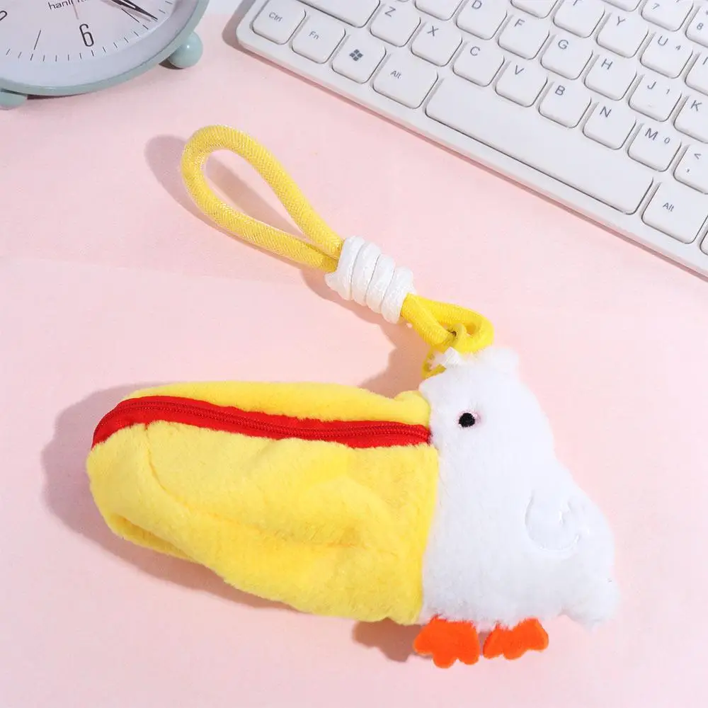 

Large Mouth Pelican Plush Keychain Jewelry Storage Korean Style Cartoon Coin Purse Pelican Soft Stuffed