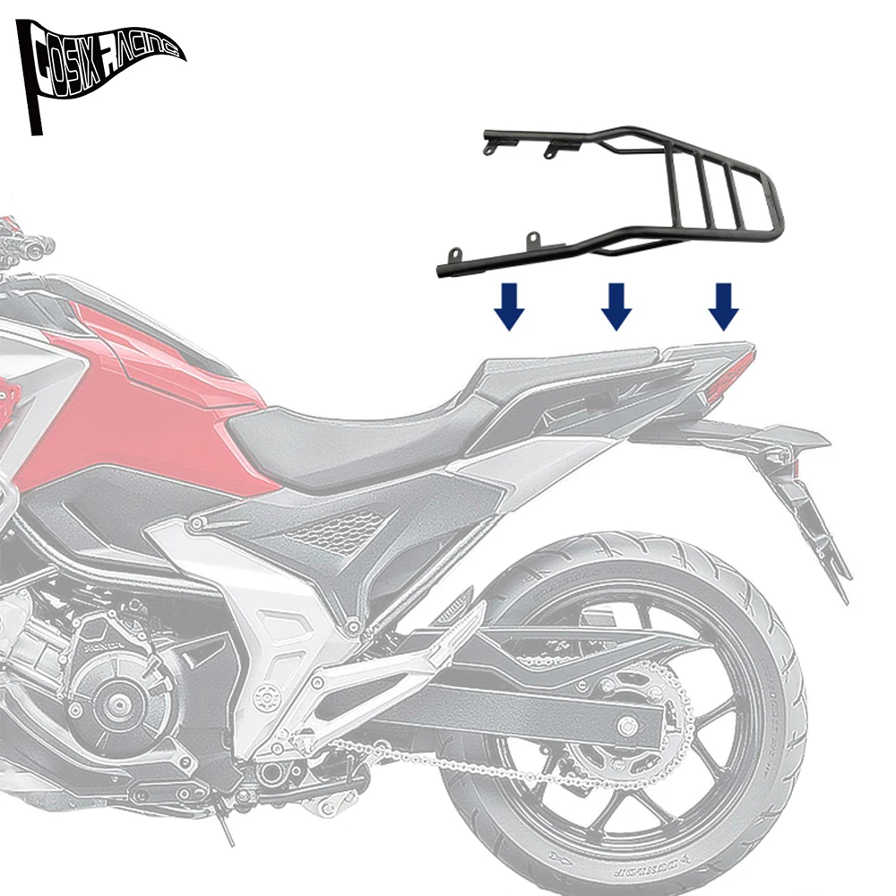 

Rear Tail Rack Suitcase Luggage Carrier Board Shelf Fit NC750X 2021-2024 Motorcycle Accessories
