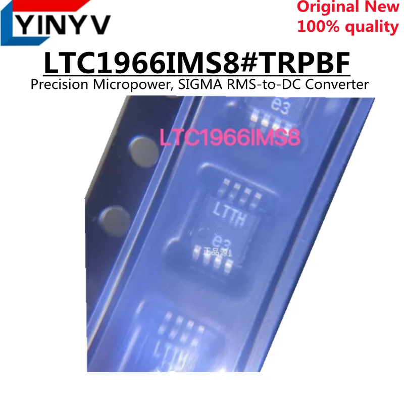 5PCS LTC1966CMS8 LTC1966CMS8#TRPBF LTC1966CMS8#PBF LTC1966 LTTG  MSOP8 LTC1966IMS8#TRPBF LTC1966IMS8 LTTH  100% New original