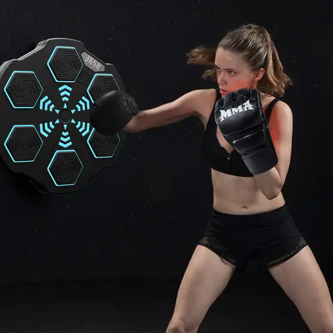 Smart Bluetooth-musikboxningsmaskin De-kompression Fighting Fitness Hemboxning Vägg Target Boxing Trainer Boxningstillbehör 12 best sales musikboxningsmaskin - №11
