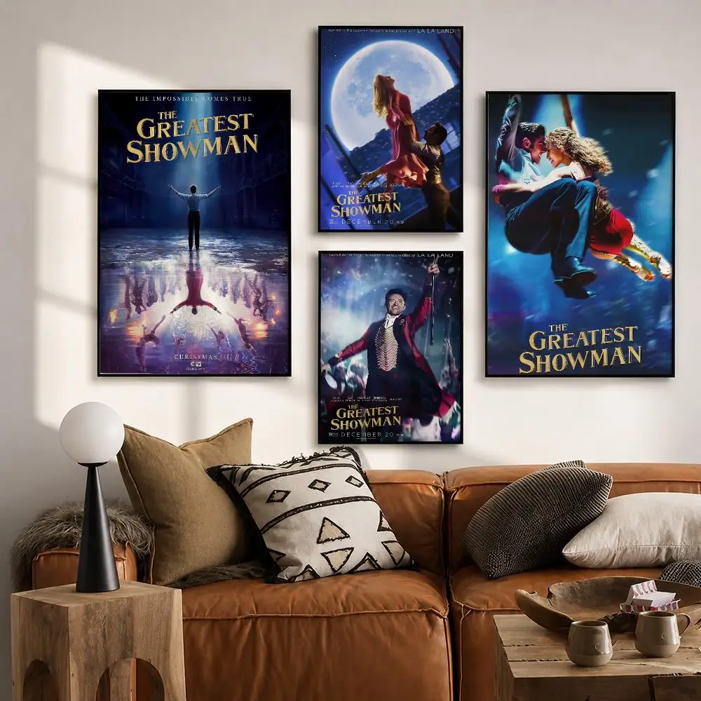 Sharp Entertainment T-The Greatest ShowmanS Poster Vintage Retro Anime Poster Stickers Peel and Stick Wall Art Home Decor