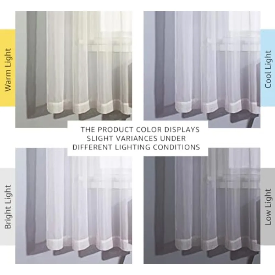 Sheer Curtains Panel 72