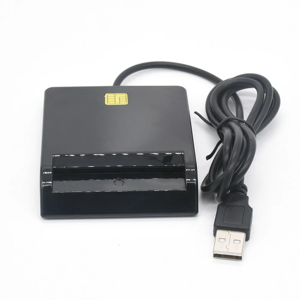 은행 카드 IC/ID EMV 카드 판독기용 USB 스마트 카드 판독기, 윈도우 7 8 10 리눅스 OS USB-