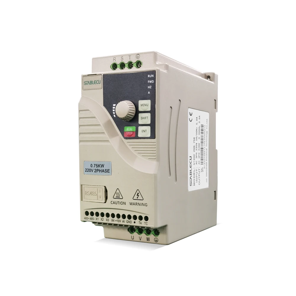 Frequency Inverter Industrial Single To 3 Phase Single Phase Motor Drive 220v 0.75kw Converter Trade Variador De 50hz 60hz