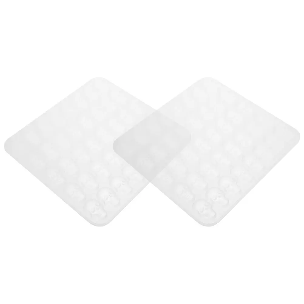 2Pcs Halloween Skull Silicone Molds 40-Cavity Non-Stick Baking Candy Chocolate Ice Cube Jelly Fondant Mold Tray for Festive