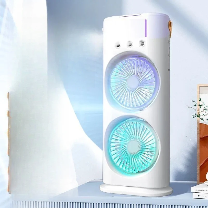 

USB-вентилятор с тремя отверстиями, сильный ветер, настольная встряхивающая головка, мощный 120 ° Портативные охлаждающие устройства с 3-ступенчатой регулировкой вращения