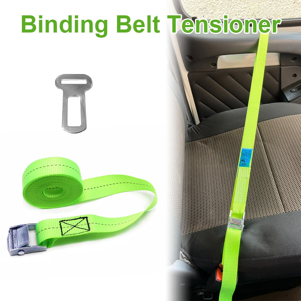 

Binding Belt Car Rope Tensioner Seat Belt Buckle Motorhome Security Door Straps Lock Ratchet Tensioner Car Accessories