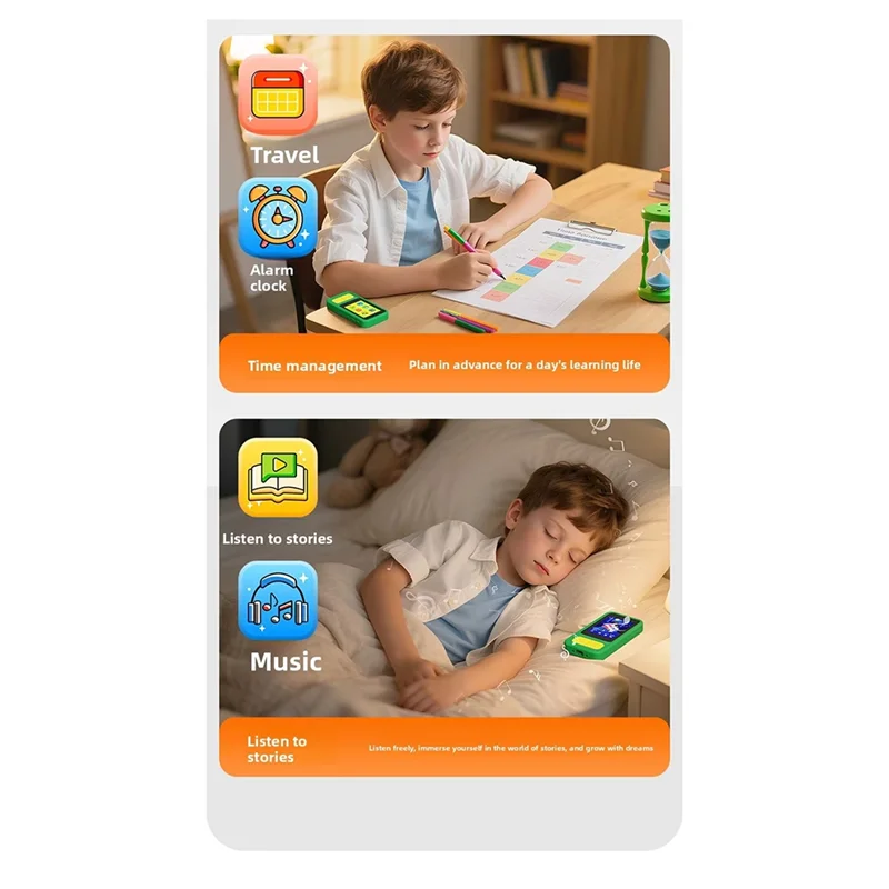 A04F-MP3 câmera de vídeo 1080p hd para criança 2.4 "tela autofoco bonito dos desenhos animados selfie para o presente de aniversário de natal