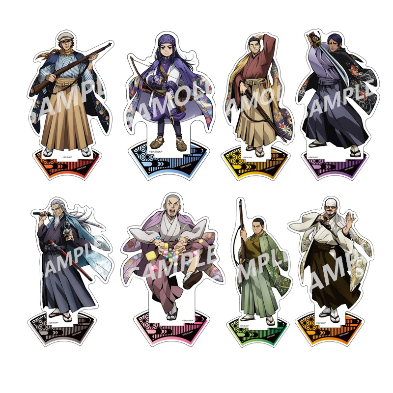 Anime Golden Kamuy Acrylic Stand Saichi/ Asirpa Tabletop Decorations Accessories Decor Gifts Exquisite Keychains Products
