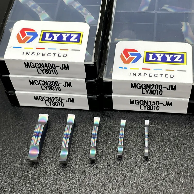 High Quality MGGN150 MGGN200 MGGN250 MGGN300 MGGN400 JM LY8010 Carbide Inserts Slot Grooving Blade CNC Lathe Cutter Tool
