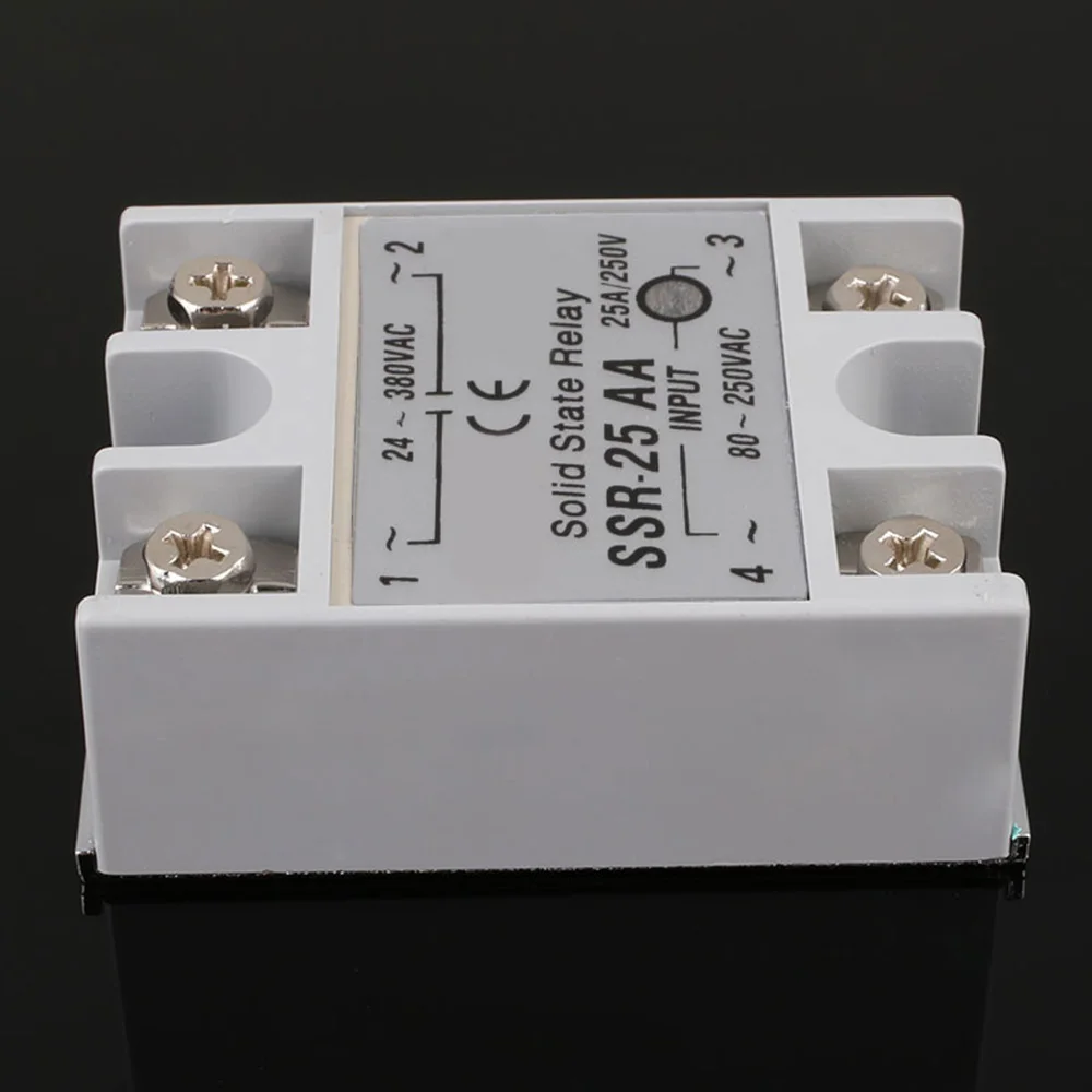 Solid State Relay SSR-25AA 25A 40A AC Control AC Relais 80-280V AC TO 90-480V AC SSR 25AA