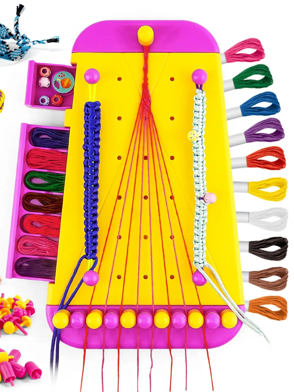 Vriendschapsarmband Sieraden Maken Kit voor Meisjes Kunst en Ambachten Armbanden StringMakerKit Fantasiespel Speelgoed Verjaardagscadeau