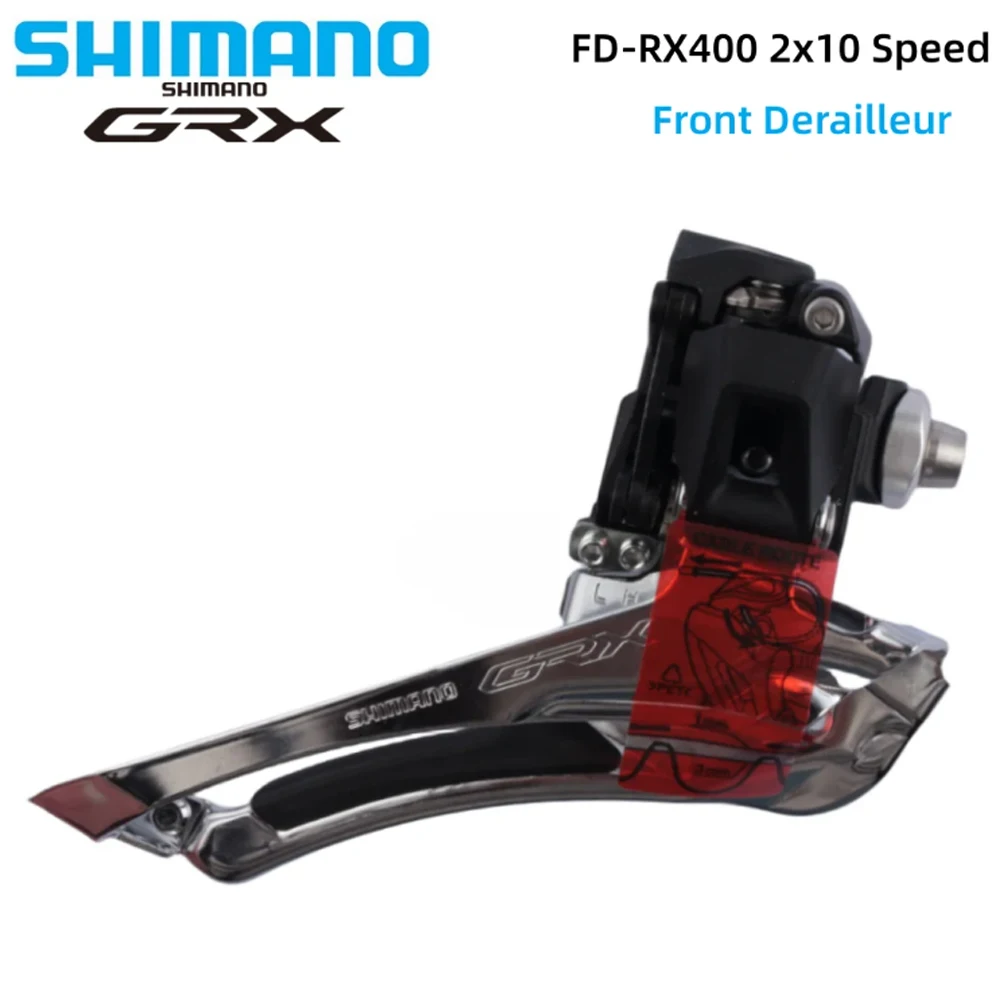 SHIMANO GRX RX400 Front Derailleur 2x10 Speed FD-RX400-F Braze On Cycling For Gravel Bike 2x10S Bicycle Parts Original