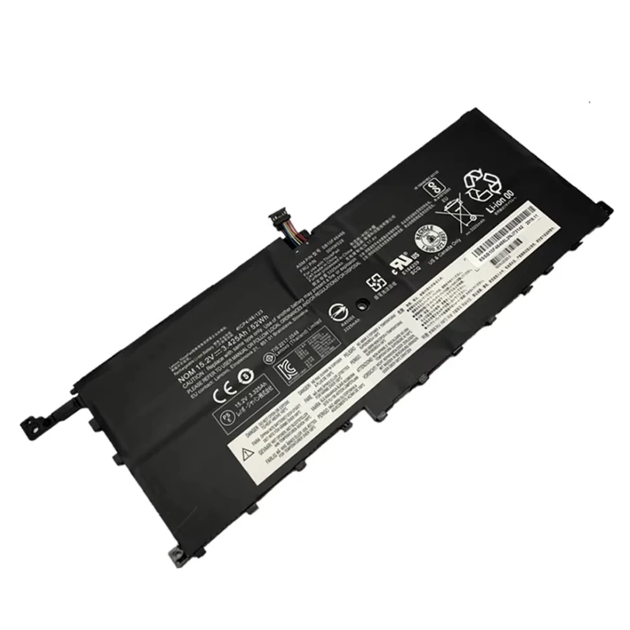 Laptop Battery 01AV440 01AV410 01AV439 01AV409 01AV438 00HW028 For ThinkPad X1 Yoga Carbon 4th Gen 2016 X1C 15.2V/52Wh/3425mAh