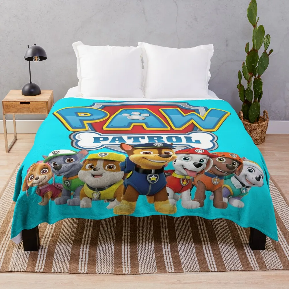 Paw Patrol Throw Blanket Hairys Sofas Cute Plaid Blankets