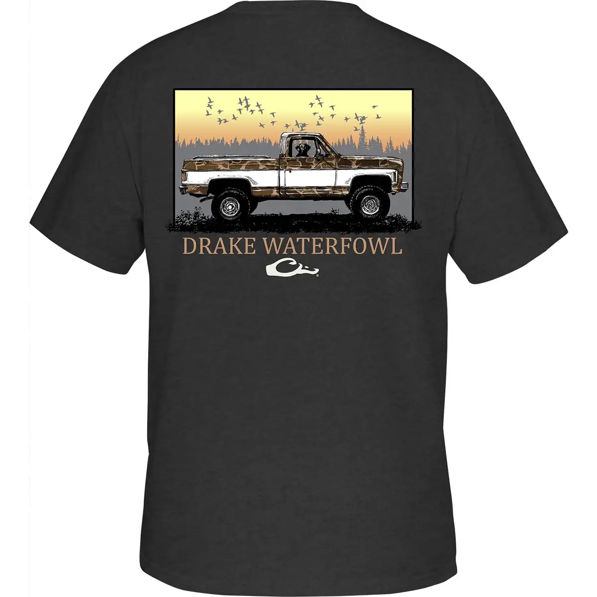 Drake Waterfowl Old School Camo Chevy Truck T-Shirt 71017