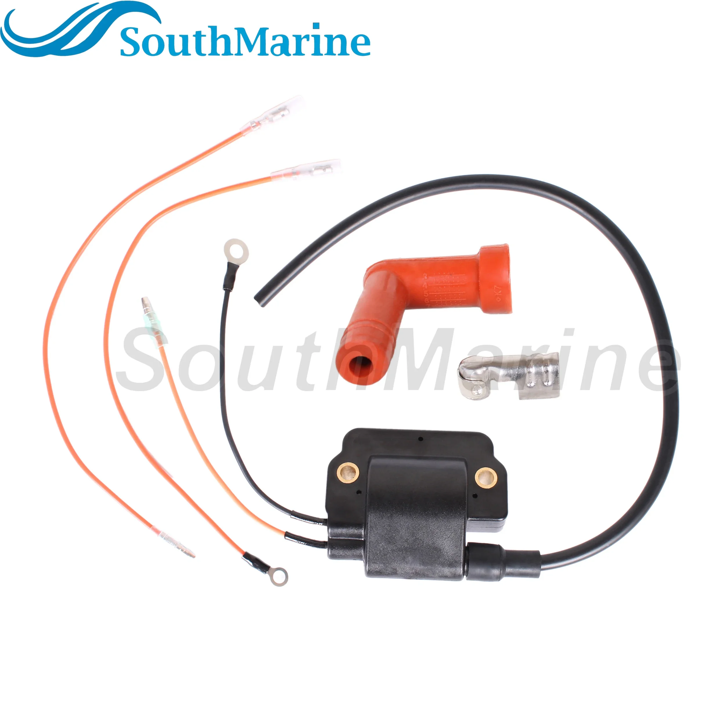 

Boat Motor 697-85570-10 697-85570-11 187-9711 Ignition Coil Assembly for Yamaha 55 Outboard Engine HP 90HP 2 Cyl 3 Cyl