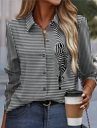 Summer New Women's Shirt Zebra Texture 3D Printing Anime Casual Cute Style Button Shirt Fashion European and American