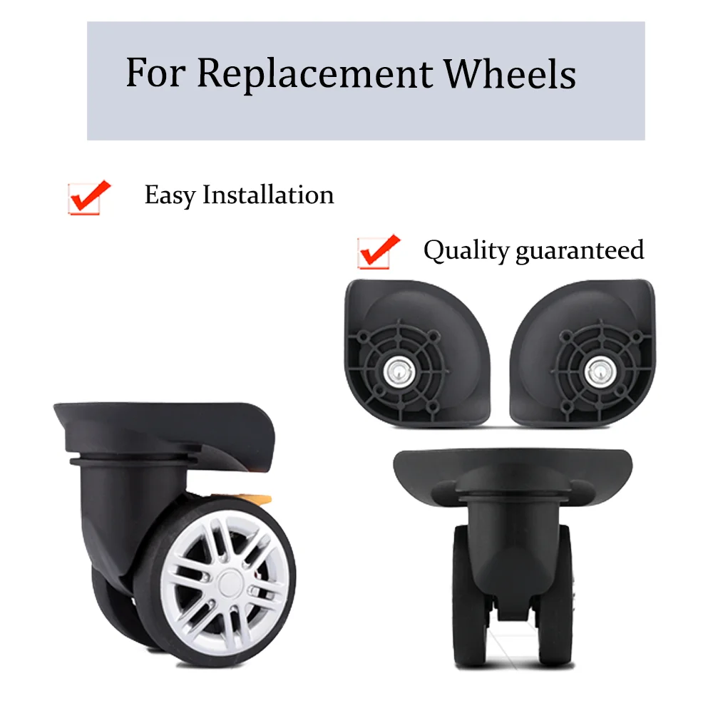 Practical Wear Resistant Wheel W282 Universal Smooth For Suitcase Luggage Trolley Bag Spare Part